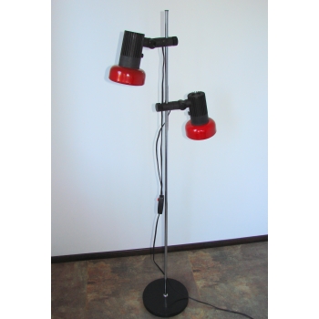 Vintage floor lamp lata 70 chromowany stelaż